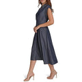 Women's Chiffon Slim Fit Flared Dress